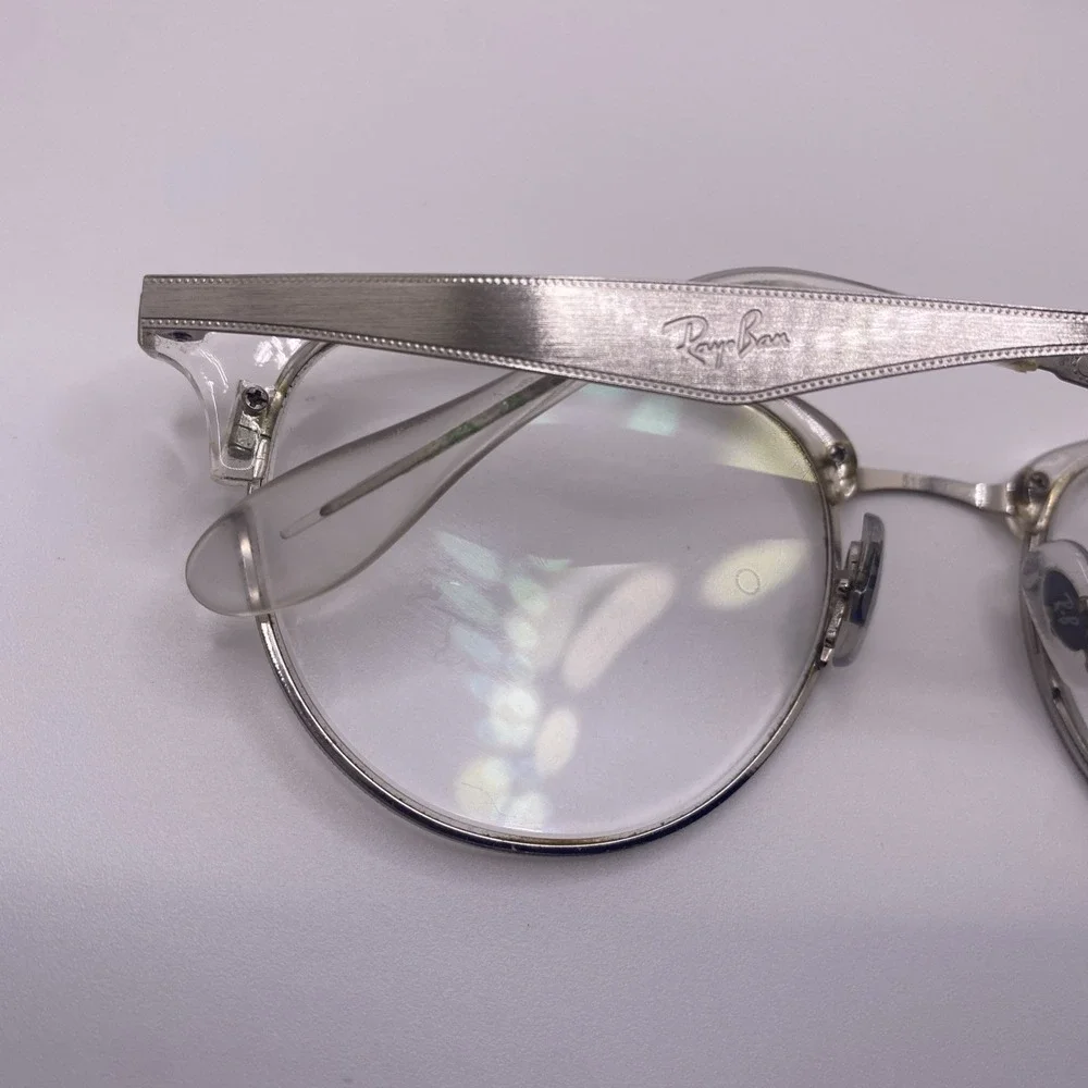 Ray-Ban Eyeglasses Women FRAMES ONLY RB 6396 51-19-140 Clear Silver 463